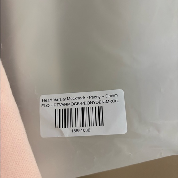 PARKE Valentine’s Day Peony Mockneck - Picture 2 of 4